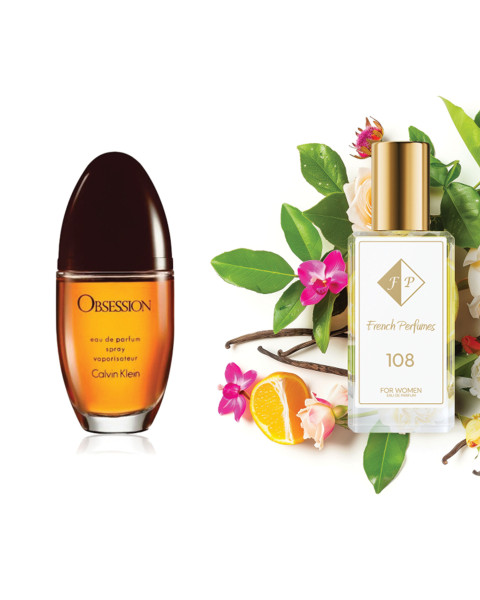 Nr108 kvepalai įkvėpti Calvin Klein - Obsession Woman 33 ml