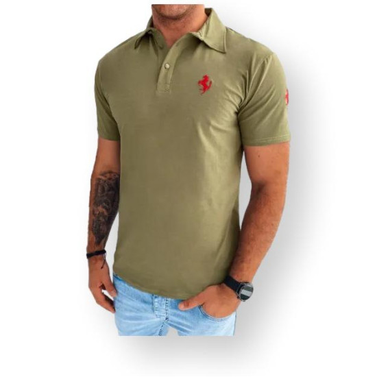 Chaki polo marškinėliai Horen PX0590 - Marškinėliai Chaki polo marškinėliai Horen PX0590 Premium