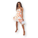 Womens summer dress white Dilon EY1895 - For women Womens summer dress white Dilon EY1895