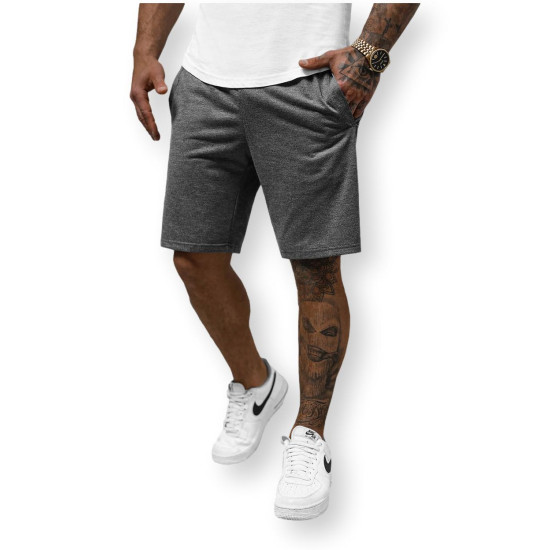 Dark gray mens sports shorts Saravi JS/8K100/5Z - Shorts | Bridges Dark gray mens sports shorts Saravi JS/8K100/5Z