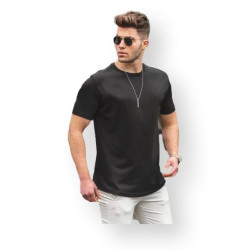 Vyriški juodos spalvos marškinėliai Lucus