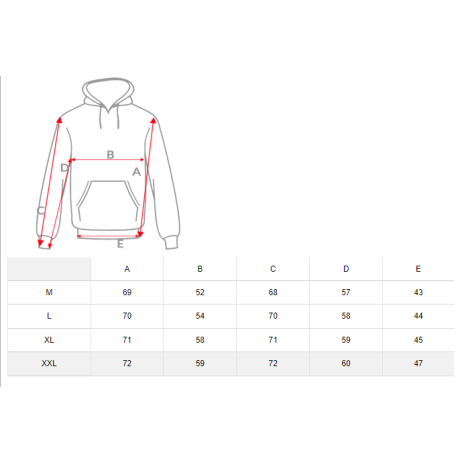 Men's hooded sweatshirt in green Buvoli JS/2009