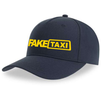 Унисекс-шапка тёмно-синего цвета Faxe Taxi