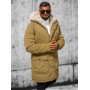 Men's brown winter jacket by Zolo