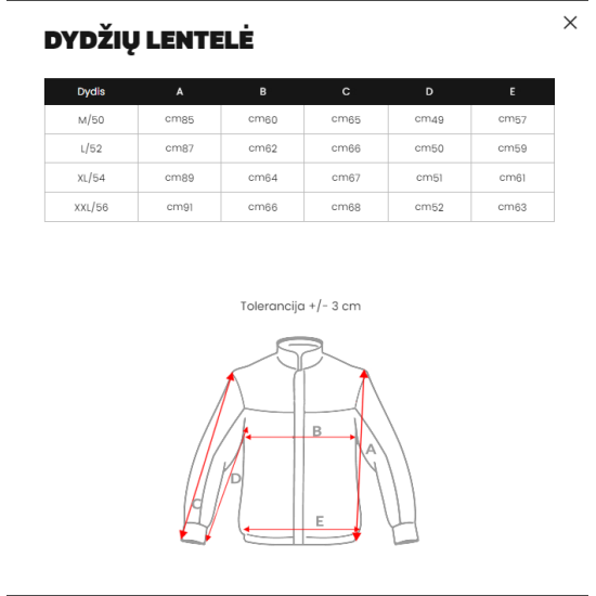 VYRIŠKA JUODA ŽIEMINĖ STRIUKĖ Zolo JS/5M120/392