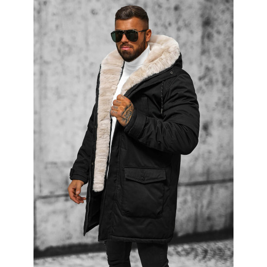 Męska brązowa kurtka zimowa Zolo JS/5M120/392 - Męska brązowa kurtka zimowa Zolo JS/5M120/392