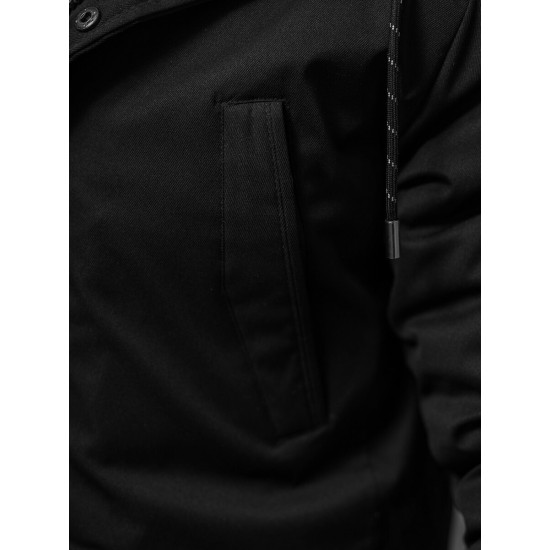 Męska brązowa kurtka zimowa Zolo JS/5M120/392 - Męska brązowa kurtka zimowa Zolo JS/5M120/392