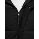 Black men's quilted winter jacket Poker JS/31M5008 - Men's Jackets and Coats Black men's quilted winter jacket Poker JS/31M5008