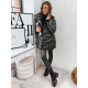Women's brown quilted winter coat Molina TY4062 - For women Women's brown quilted winter coat Molina TY4062