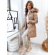Women's beige winter jacket Favi TY4058 - For women Women's beige winter jacket Favi TY4058
