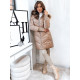 Women's beige winter jacket Favi TY4058 - For women Women's beige winter jacket Favi TY4058