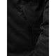 Men's black winter jacket with fur Eget JS/22M316/392 - Men's Jackets and Coats Men's black winter jacket with fur Eget JS/22M316/392