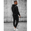 Juodas vyriškas veliūrinis komplektas Silk JS/8C1169/29 Premium