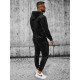 Black men's velour set Style JS/8C1169/29 - For men Black men's velour set Style JS/8C1169/29 Premium