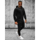 Black men's velour set Style JS/8C1169/29 - For men Black men's velour set Style JS/8C1169/29 Premium