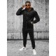 Black men's velour set Style JS/8C1169/29 - For men Black men's velour set Style JS/8C1169/29 Premium