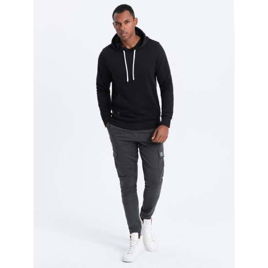 Black men's jumper Bold V1 OM-SSBN-0120 - Action Black men's jumper Bold V1 OM-SSBN-0120