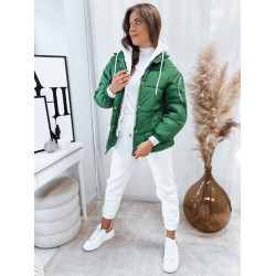 Moteriška žalia žieminė striukė Space Moteriška žalia žieminė striukė Space
