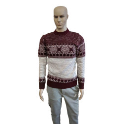 Vyriškas bordo megztinis Elf