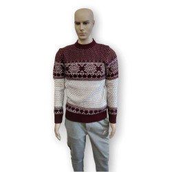 Vyriškas bordo megztinis Elf
