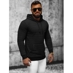 Vyriškas juodas džemperis Solar