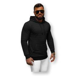 Vyriškas juodas džemperis Solar