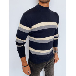 Vyriškas tamsiai mėlynas megztinis Enol