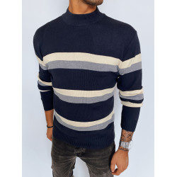 Vyriškas tamsiai mėlynas megztinis Enol