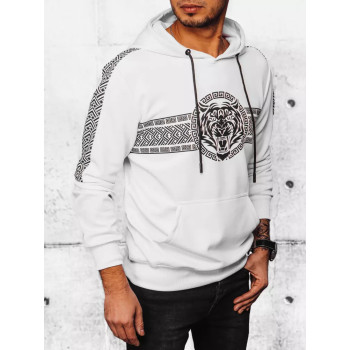 Men's hooded sweatshirt with Slik print