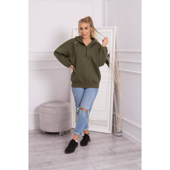 Khaki jumper for women Kesi 21807 - For women Khaki jumper for women Kesi 21807