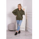 Khaki jumper for women Kesi 21807 - For women Khaki jumper for women Kesi 21807