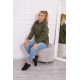 Khaki jumper for women Kesi 21807 - For women Khaki jumper for women Kesi 21807