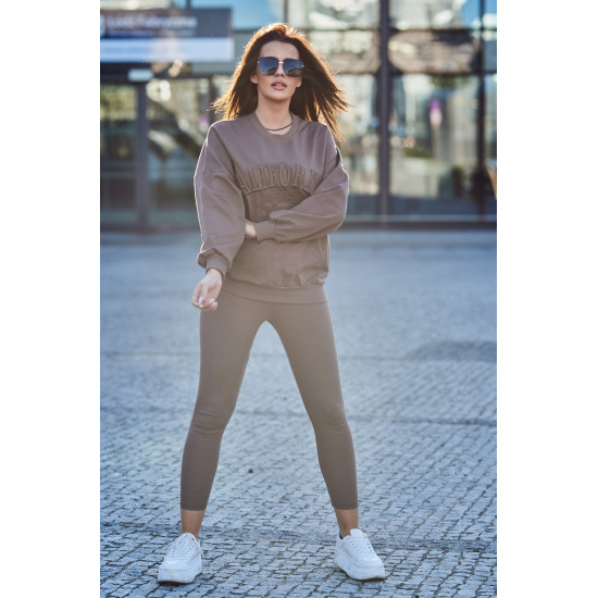 Moteriškas rudas komplektas California 9451