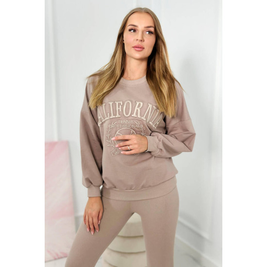 Moteriškas smelio spalvos komplektas California 9451