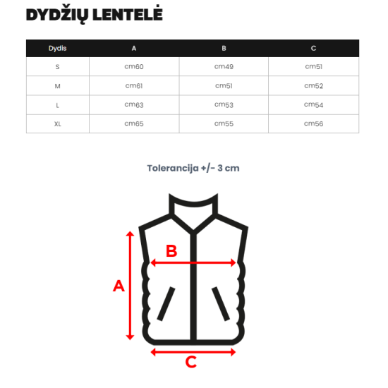 Moteriška juoda liemenė Lite JS/16M9063/392 - Moterims Moteriška juoda liemenė Lite JS/16M9063/392