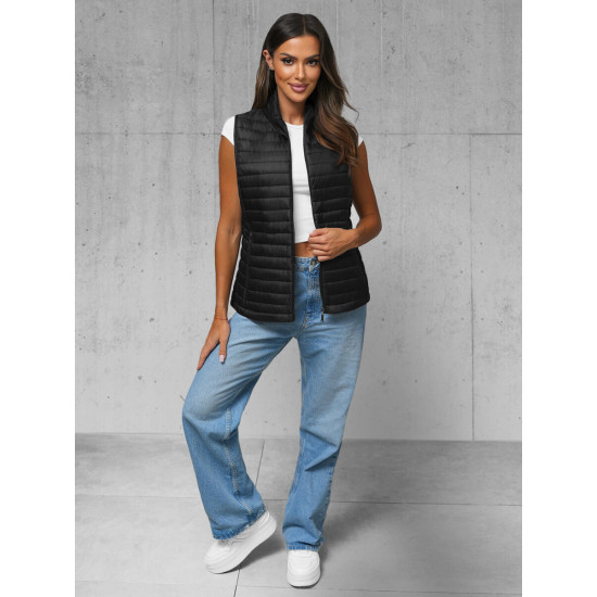 Moteriška juoda liemenė Nilla JS/16M9072/392 - Moterims Moteriška juoda liemenė Nilla JS/16M9072/392