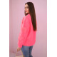 Women's neon pink jumper Ribbony R9023 - Jumpers Women's neon pink jumper Ribbony R9023