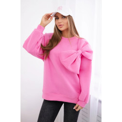 Moteriškas rožinis džemperis Ribbon