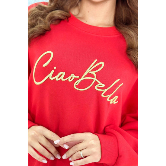 Women's red sweater CiaoBella 26563 - For women Women's red sweater CiaoBella 26563