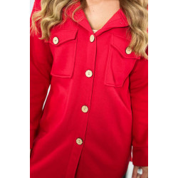 Moteriškas raudonas džemperis Stile