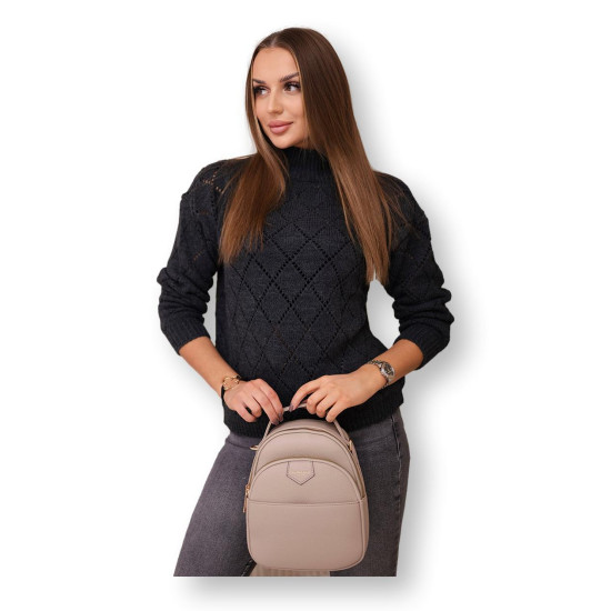 Women's dark grey jumper Rombas 18765 - For women Women's dark grey jumper Rombas 18765
