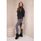 Women's dark grey jumper Rombas 18765 - For women Women's dark grey jumper Rombas 18765