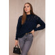 Women's navy blue jumper Rombas
