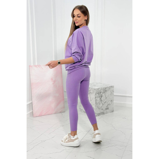 Moteriškas violetinis komplektas California 9451