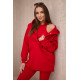 Trijų dalių moteriškas raudonas komplektas Sitin