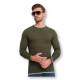 Męski sweter Dinoro w kolorze khaki V7 OM-SWSW-0103