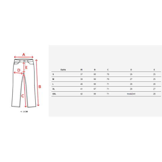 Men's khaki trousers Diny UX4178 - Trousers Men's khaki trousers Diny UX4178