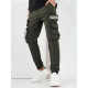 Men's khaki City joggers UX4158 - Trousers Men's khaki City joggers UX4158