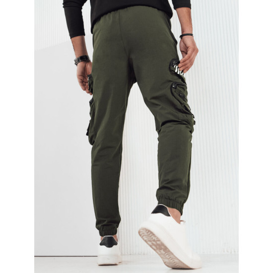 Men's khaki City joggers UX4158 - Trousers Men's khaki City joggers UX4158