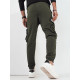 Men's khaki City joggers UX4158 - Trousers Men's khaki City joggers UX4158
